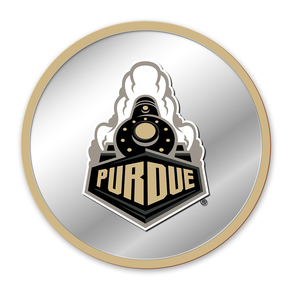 Purdue Boilermakers SPECIAL Modern Disc Mirrored Wall Sign