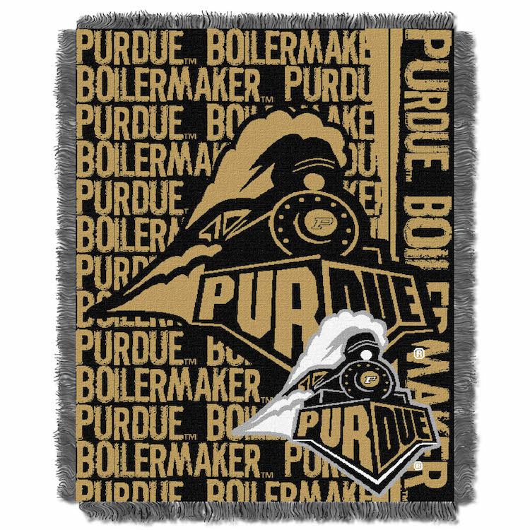 Purdue Boilermakers Double Play Tapestry Blanket 48 x 60