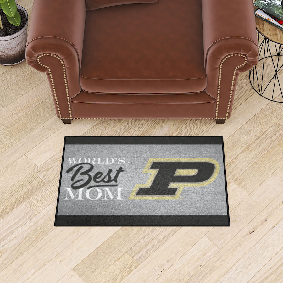 Purdue Boilermakers 20 x 30 WORLDS BEST MOM Floor Mat