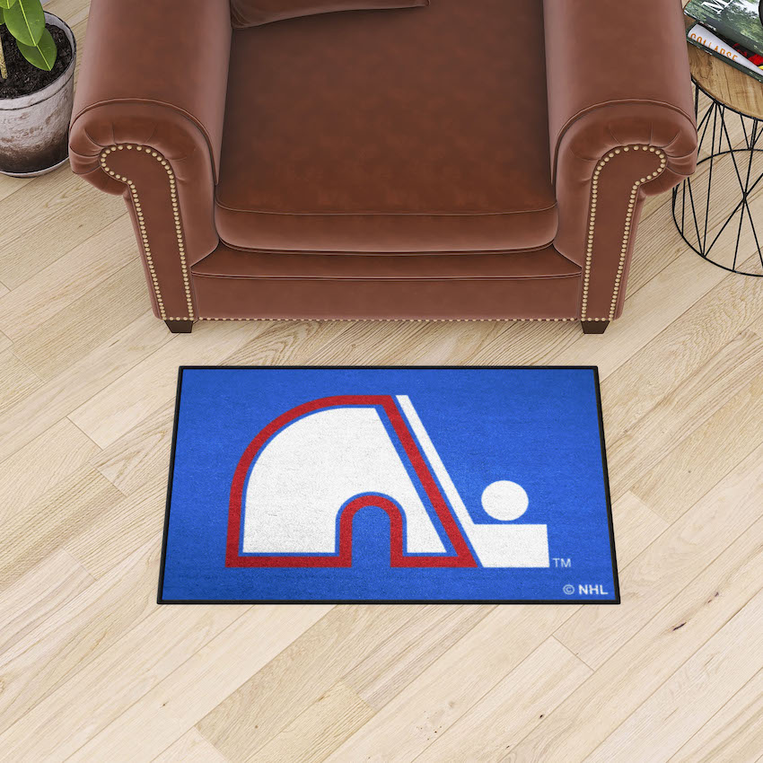 Quebec Nordiques Vintage 20 x 30 STARTER Floor Mat - Throwback NAME