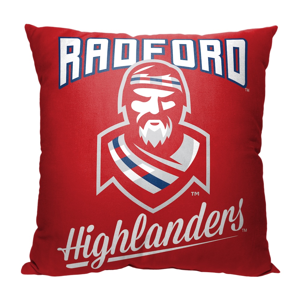 Radford Highlanders ALUMNI Decorative Throw Pillow 18 x 18 inch