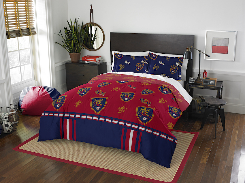 Real Salt Lake QUEEN/FULL size Comforter and 2 Shams