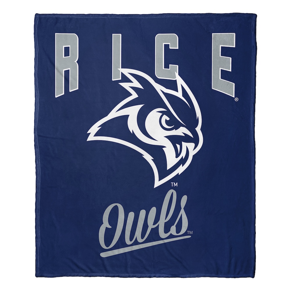 Rice Owls ALUMNI Silk Touch Throw Blanket 50 x 60 inch