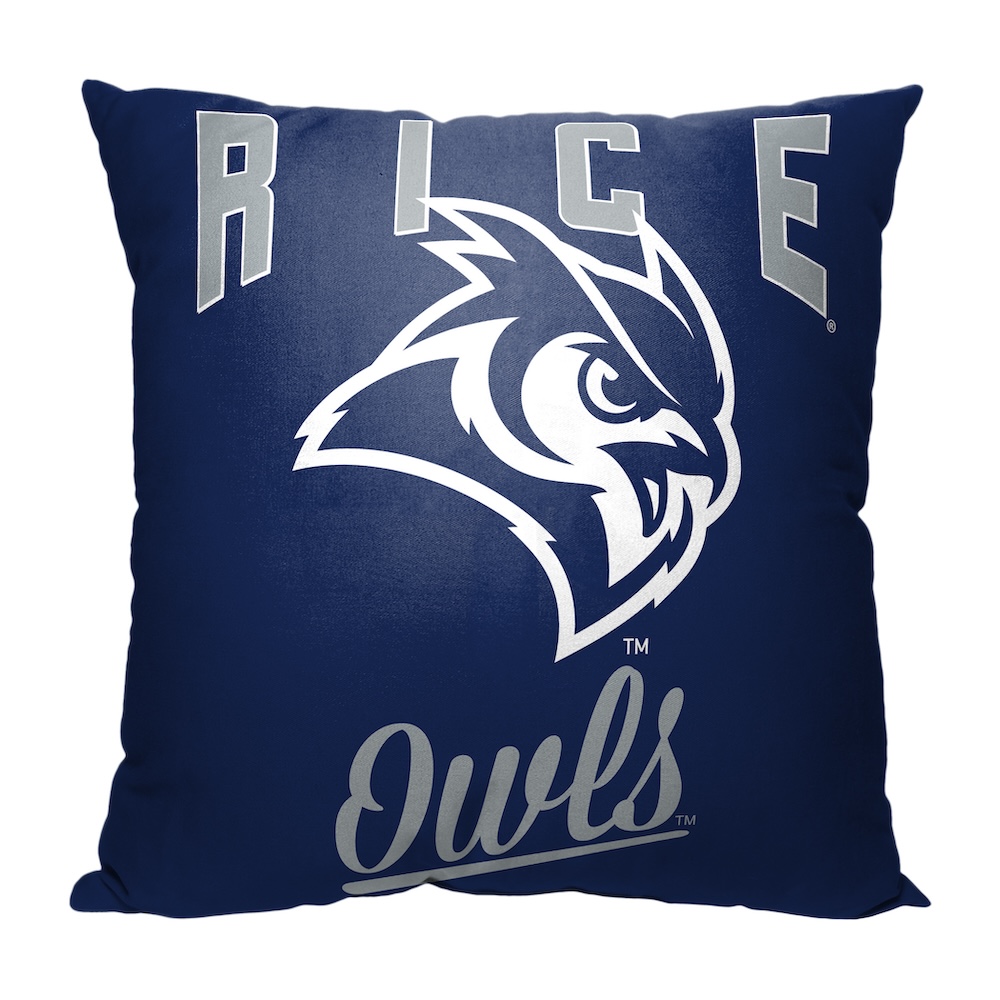Rice Owls ALUMNI Decorative Throw Pillow 18 x 18 inch