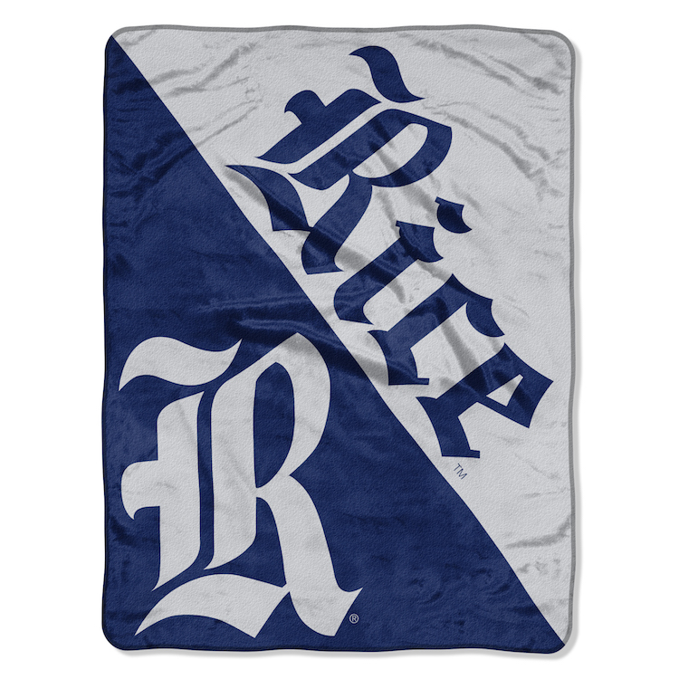 Rice Owls Micro Raschel 50 x 60 Team Blanket