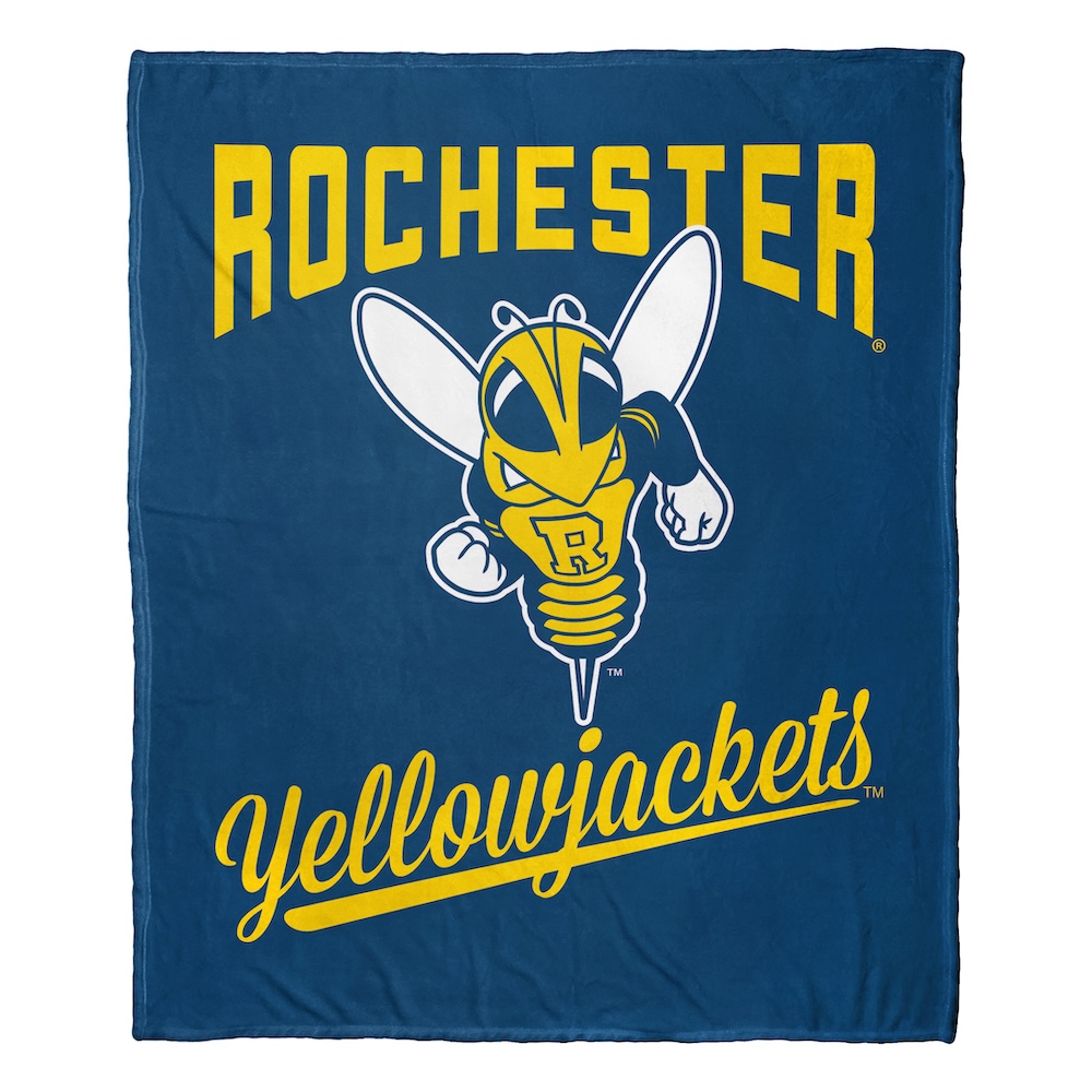 Rochester Yellowjackets ALUMNI Silk Touch Throw Blanket 50 x 60 inch