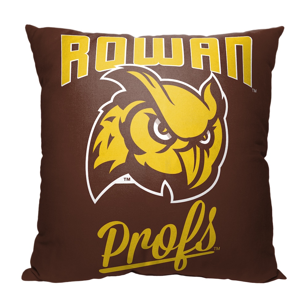 Rowan Profs ALUMNI Decorative Throw Pillow 18 x 18 inch