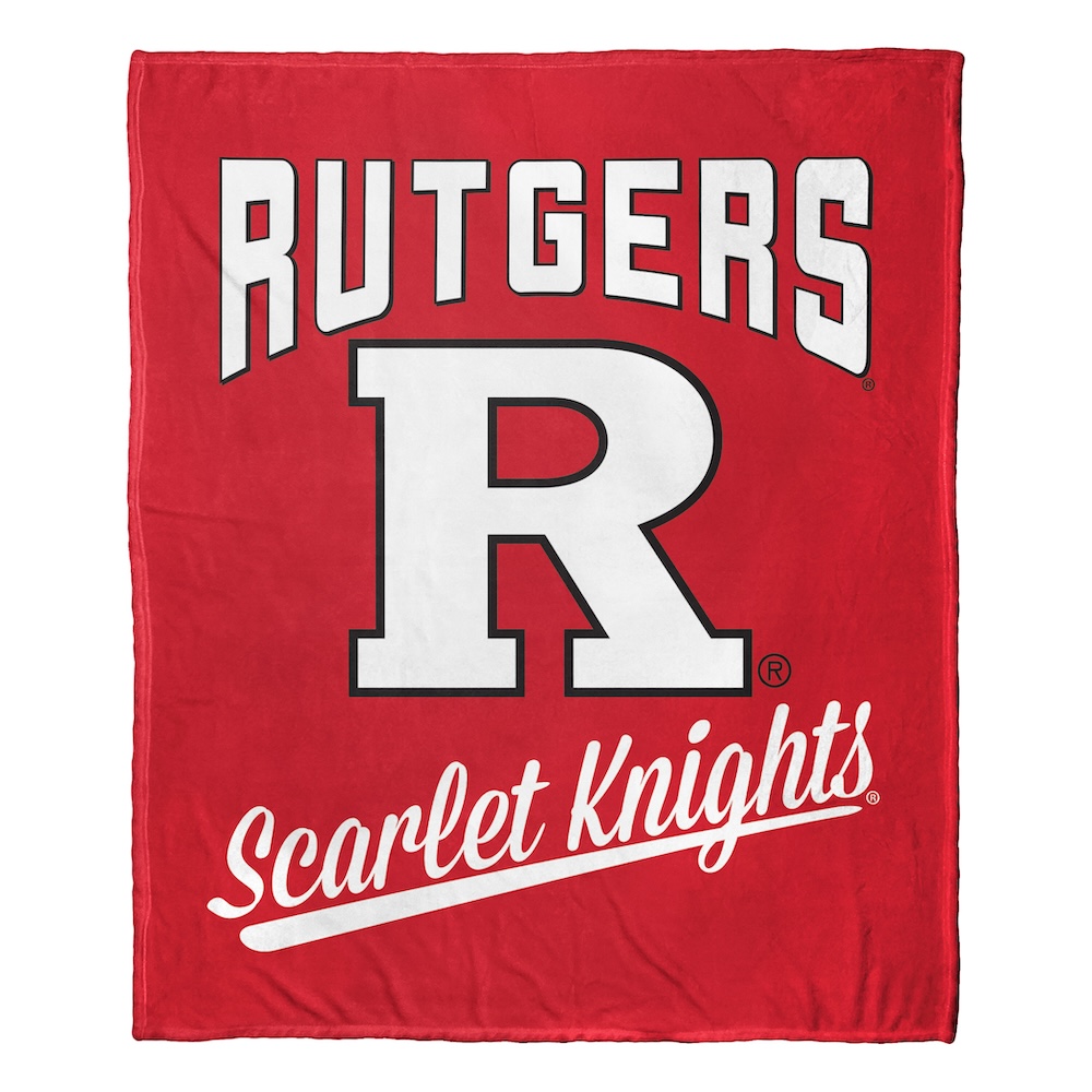 Rutgers Scarlet Knights ALUMNI Silk Touch Throw Blanket 50 x 60 inch