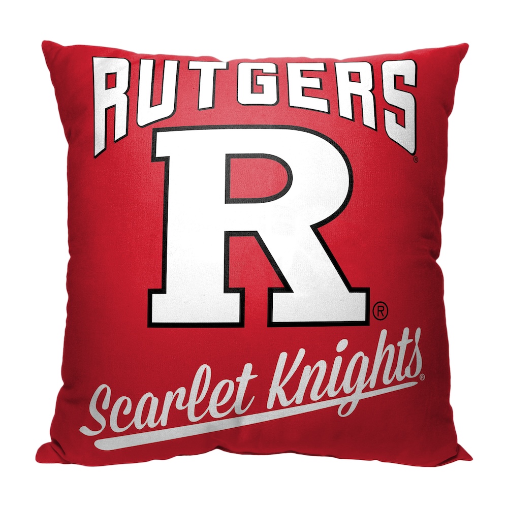 Rutgers Scarlet Knights ALUMNI Decorative Throw Pillow 18 x 18 inch