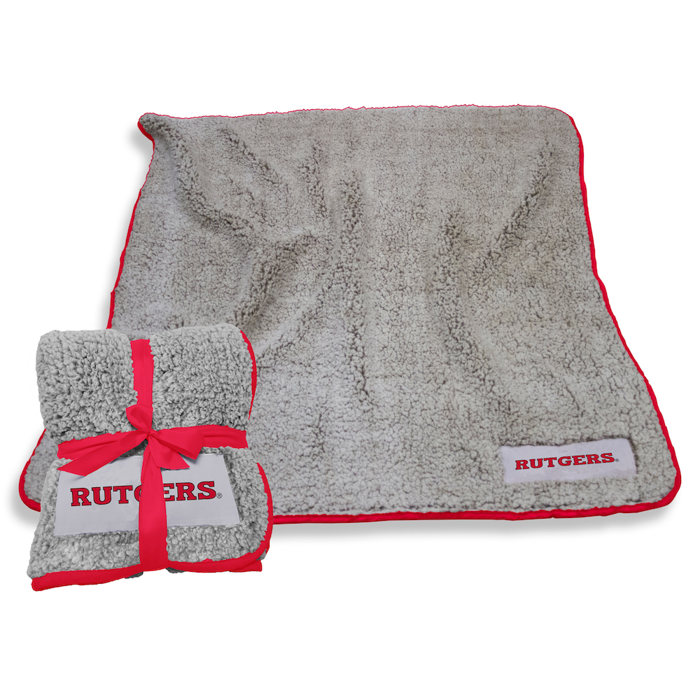 Rutgers Scarlet Knights Frosty Throw Blanket