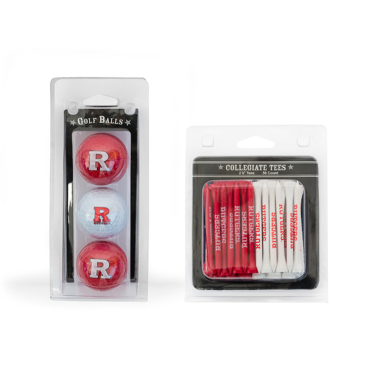 Rutgers Scarlet Knights 3 Ball Pack and 50 Tee Pack