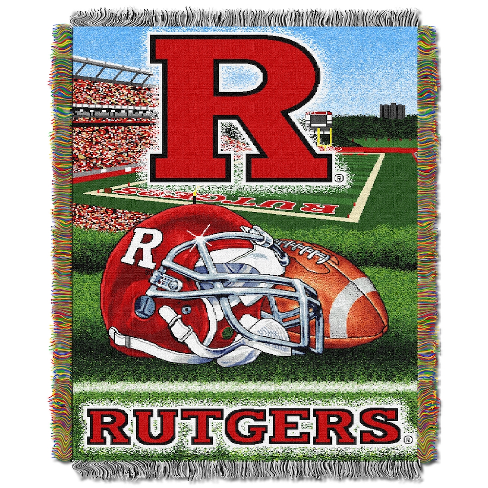 Rutgers Scarlet Knights Home Field Advantage Series Tapestry Blanket 48 x 60