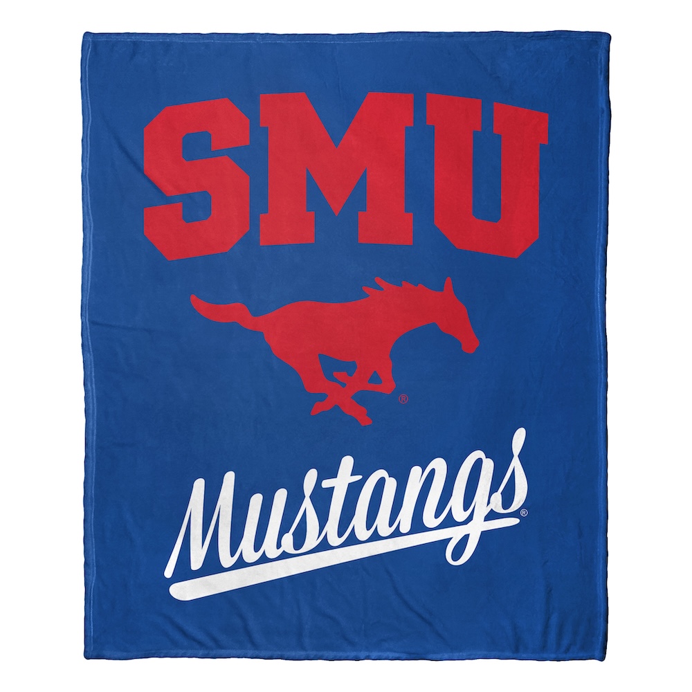 SMU Mustangs ALUMNI Silk Touch Throw Blanket 50 x 60 inch