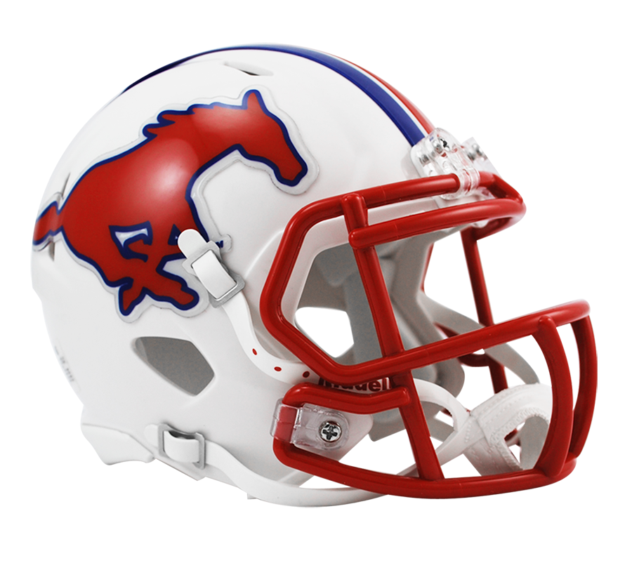 SMU Mustangs NCAA Mini SPEED Helmet by Riddell