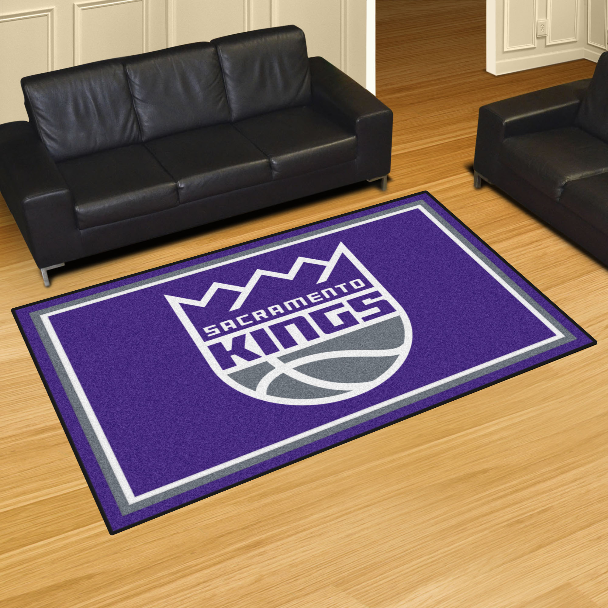 Sacramento Kings 5x8 Area Rug