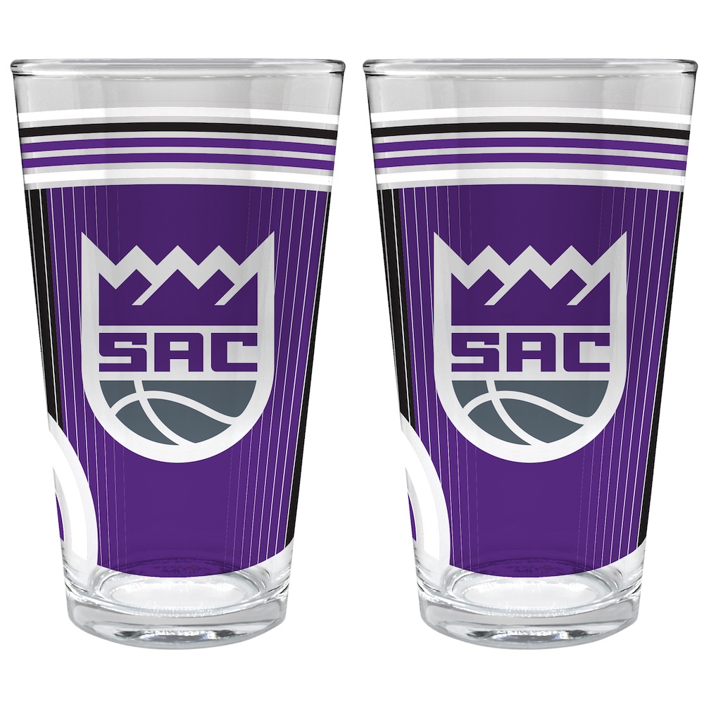 Sacramento Kings COOL VIBES 2 pc Pint Glass Set