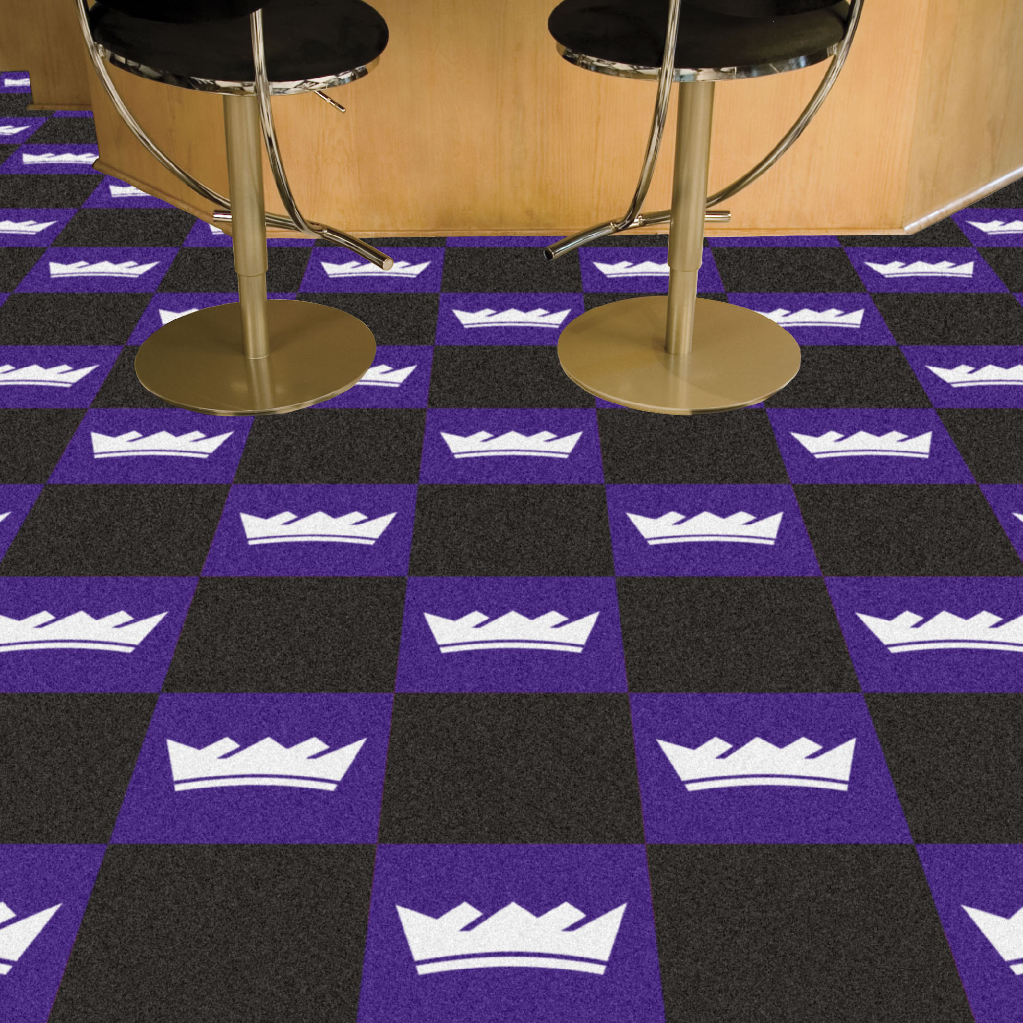 Sacramento Kings Carpet Tiles 18x18 in.