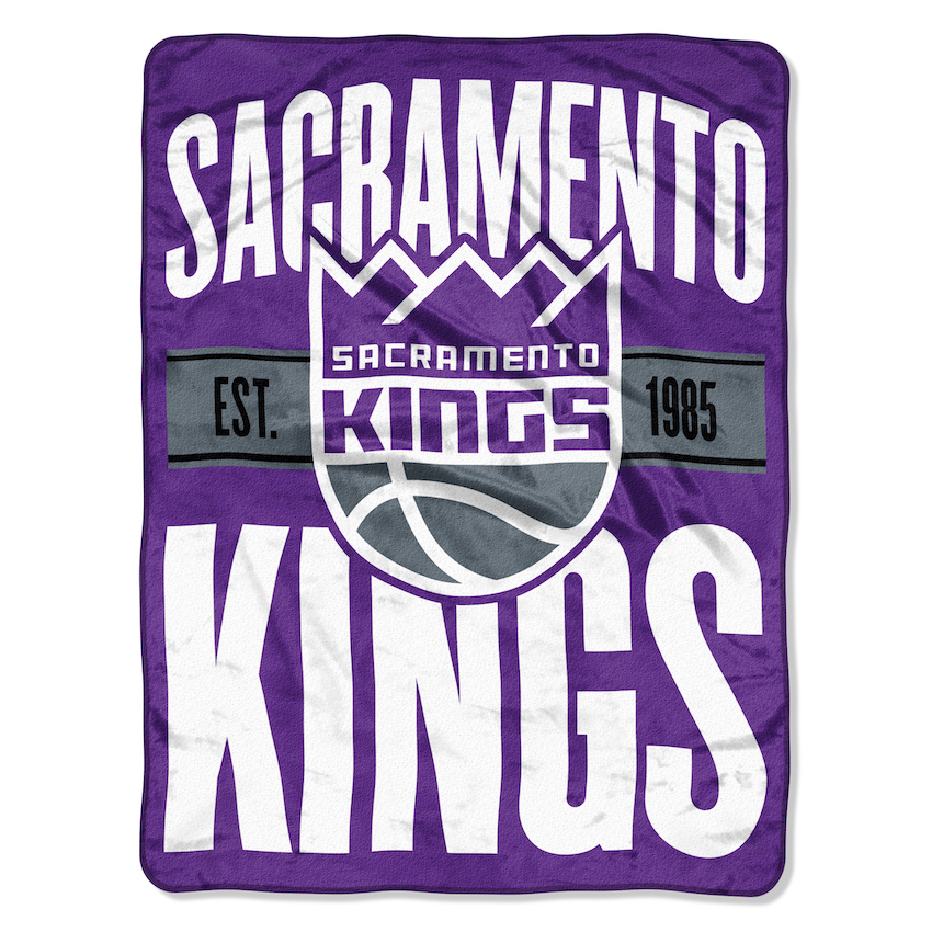 Sacramento Kings CLEAR OUT Micro Raschel 50 x 60 Team Blanket