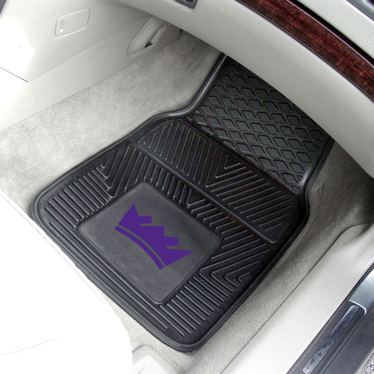 Sacramento Kings Car Floor Mats 18 x 27 Heavy Duty Vinyl Pair