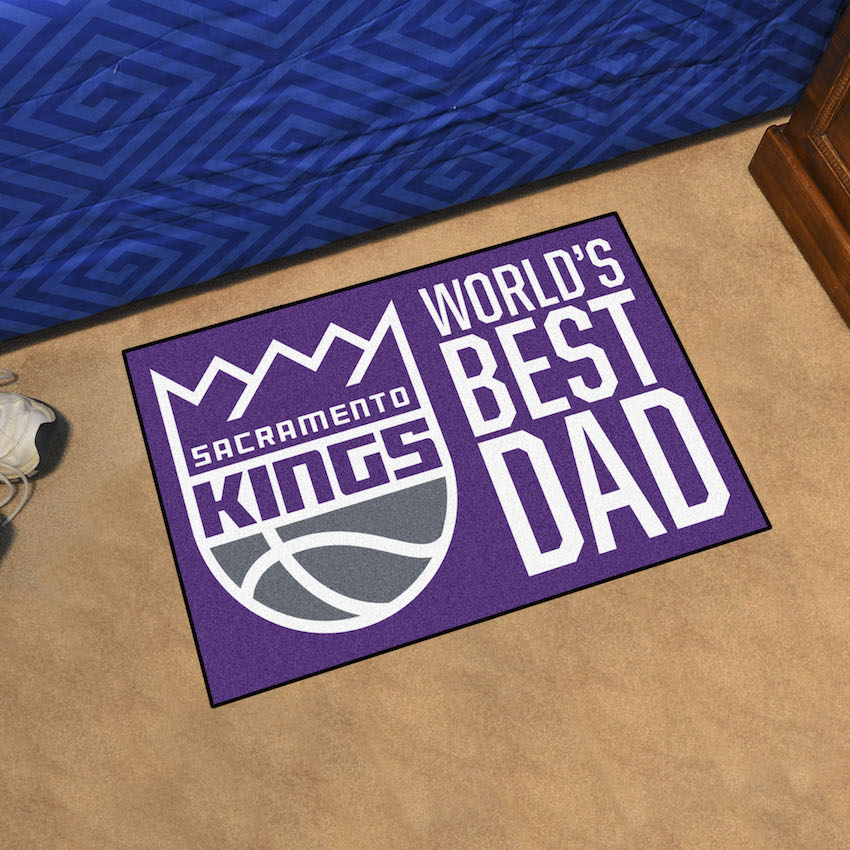 Sacramento Kings 20 x 30 WORLDS BEST DAD Floor Mat