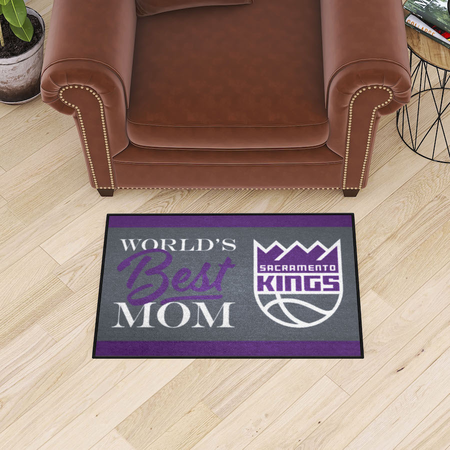 Sacramento Kings 20 x 30 WORLDS BEST MOM Floor Mat