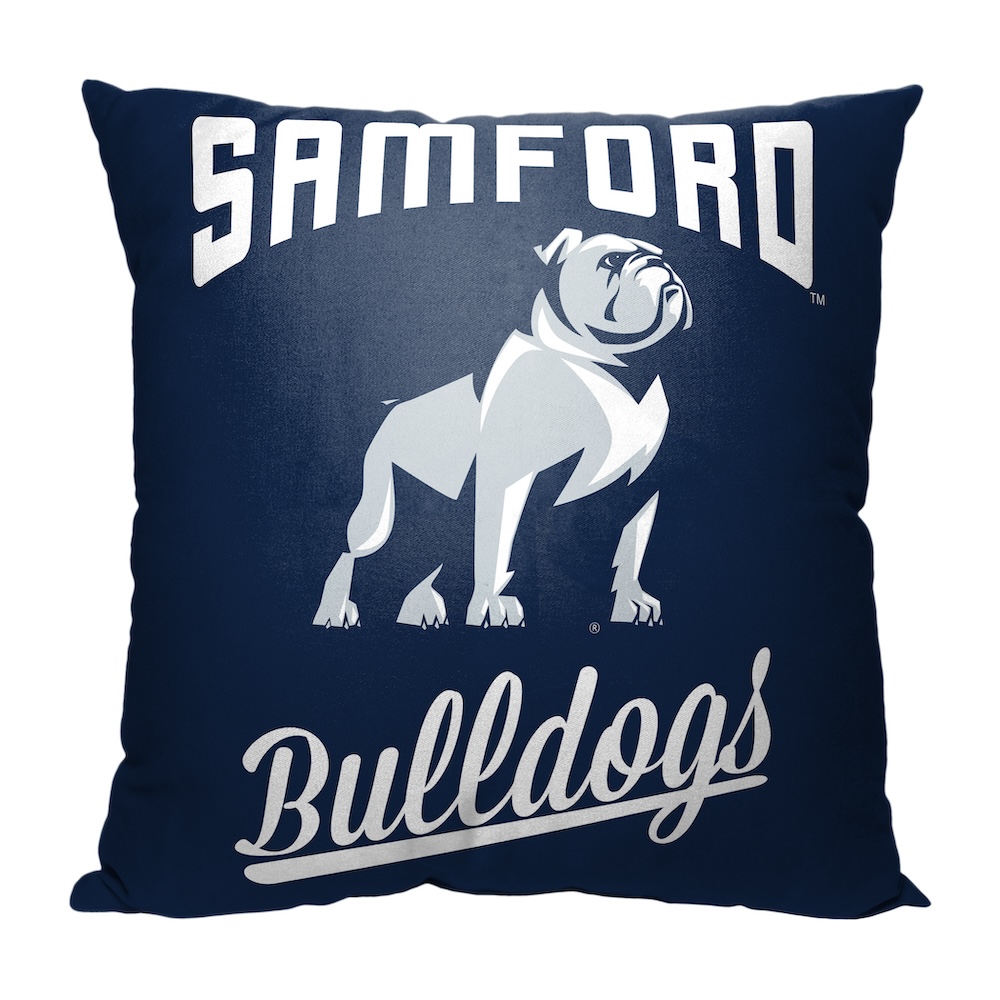 Samford Bulldogs ALUMNI Decorative Throw Pillow 18 x 18 inch