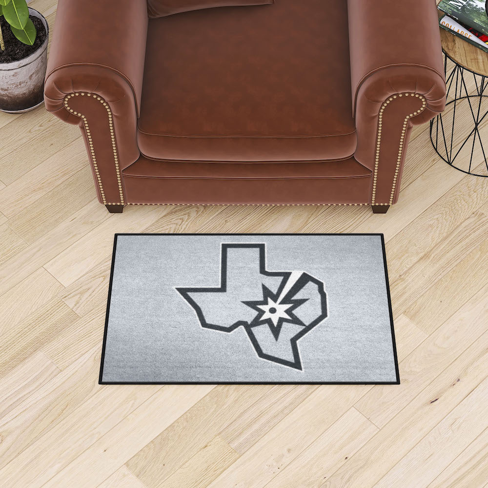 San Antonio Spurs 20 x 30 STARTER Floor Mat - 2nd Logo