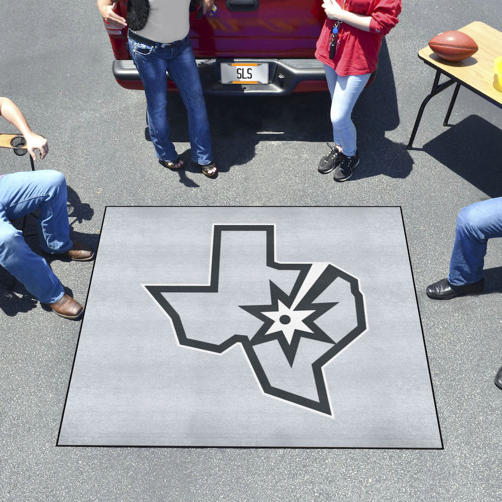 San Antonio Spurs TAILGATER 60 x 72 Rug - 2nd Logo