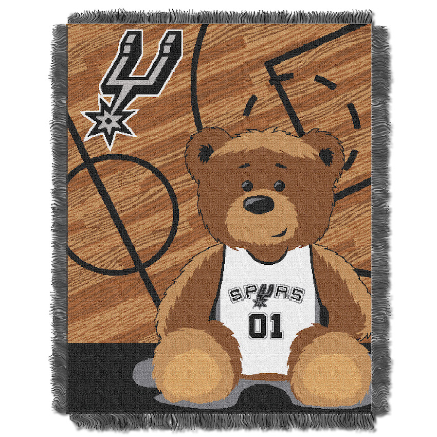 San Antonio Spurs Woven Baby Blanket 36 x 48