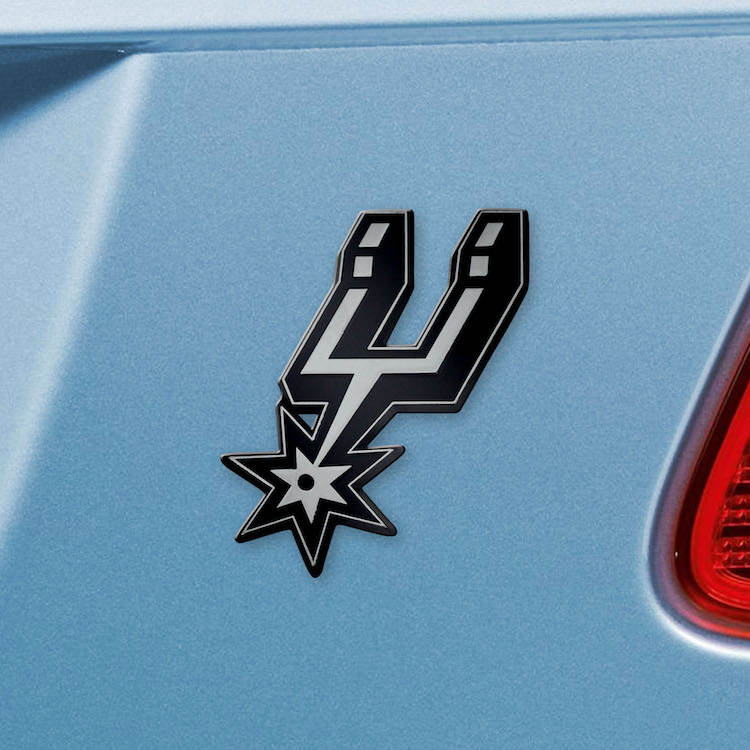 San Antonio Spurs Metal Auto Emblem