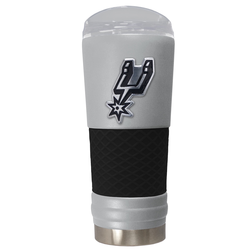 San Antonio Spurs 24 oz DRAFT SERIES NBA Powder Coated Insulated Travel Tumbler