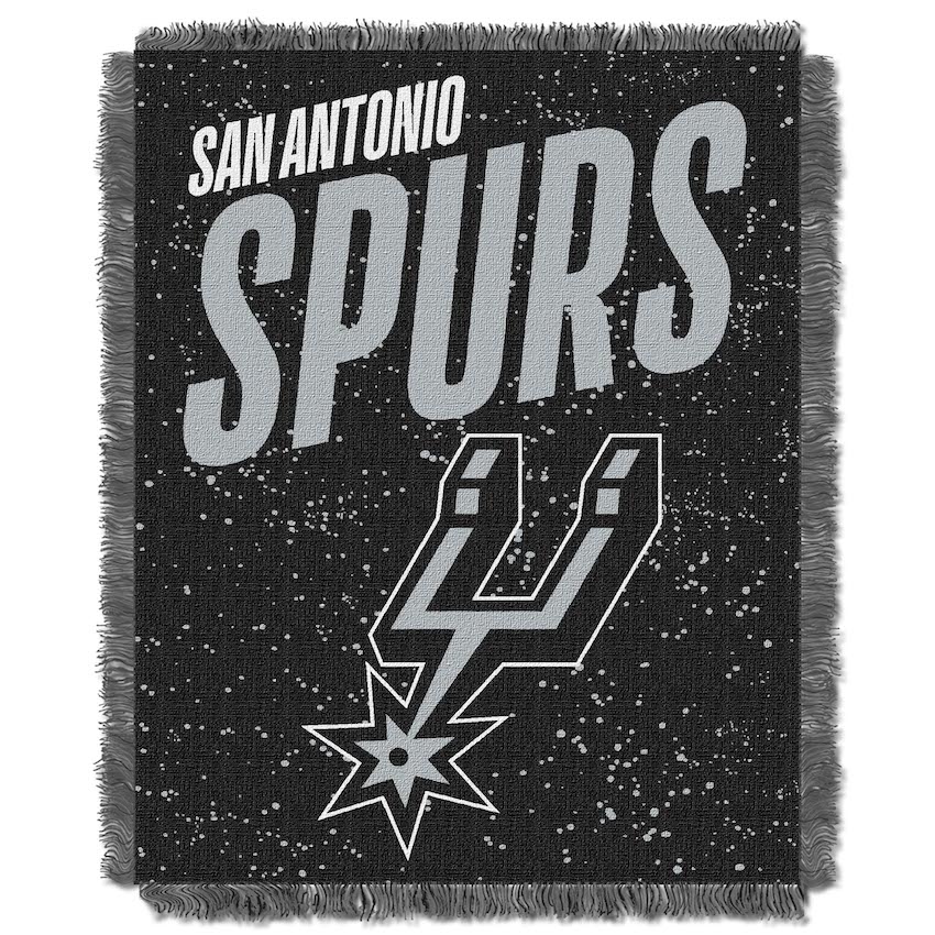 San Antonio Spurs Double Play Tapestry Blanket 48 x 60