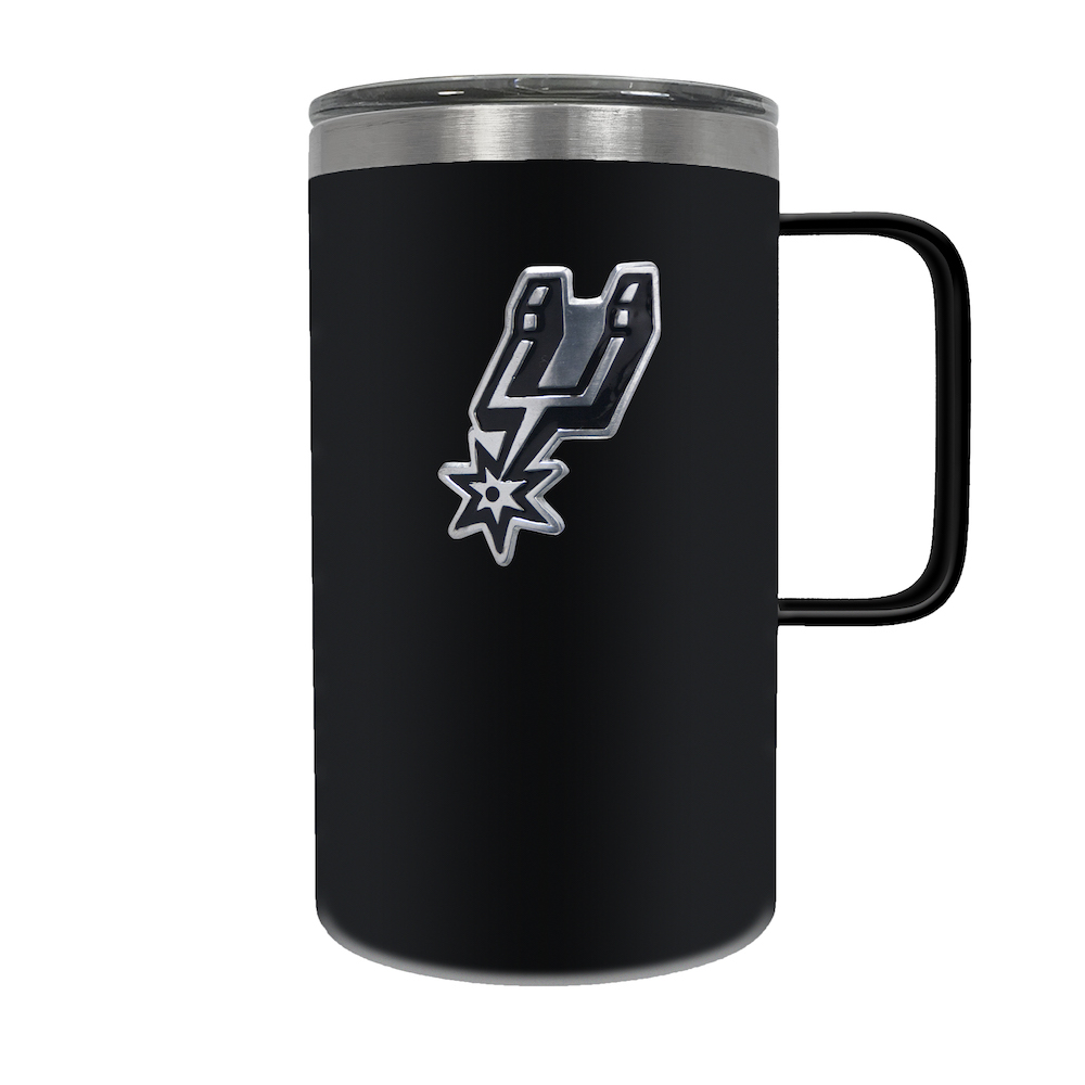 San Antonio Spurs 18 oz HUSTLE Travel Mug - Team Color