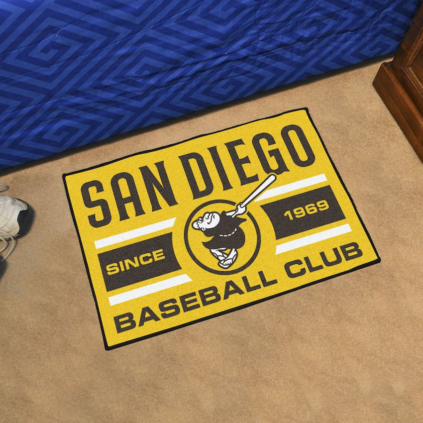 San Diego Padres ALT LOGO 20 x 30 Uniform STARTER Floor Mat