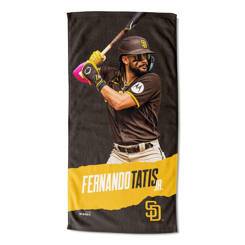 San Diego Padres Fernando Tatis Jr. 30x60 Beach Towel