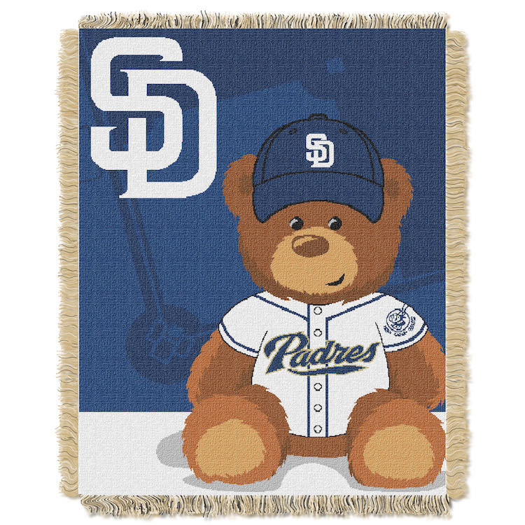 San Diego Padres Woven Baby Blanket 36 x 48