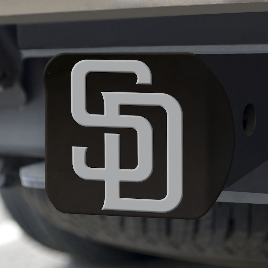 San Diego Padres BLACK Trailer Hitch Cover