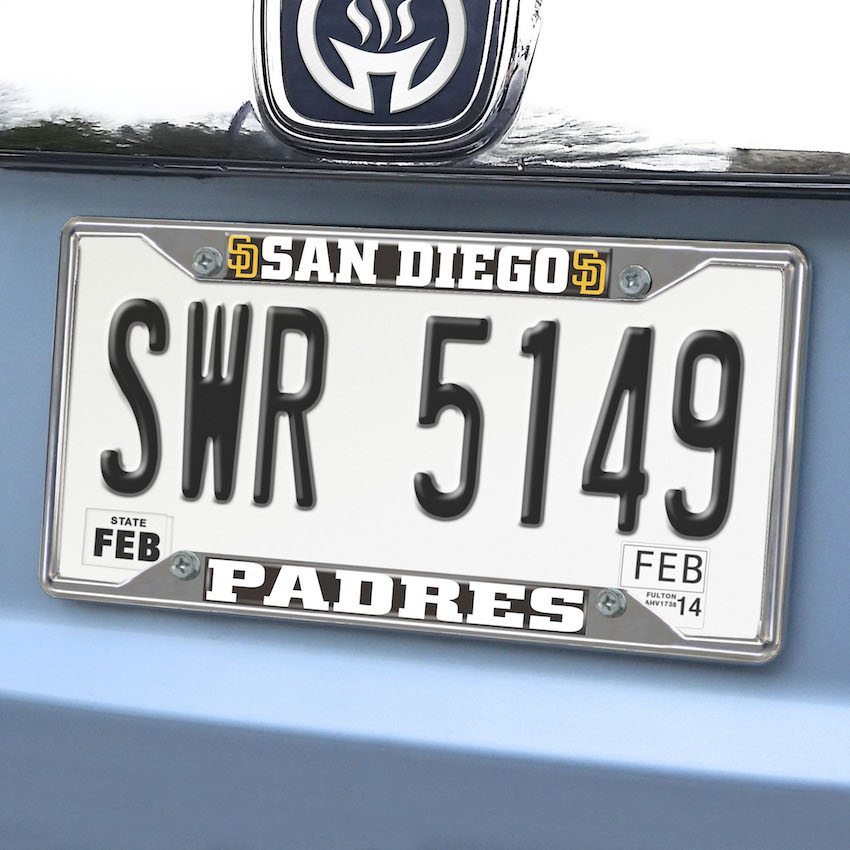 San Diego Padres License Plate Frame