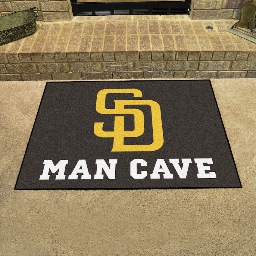 San Diego Padres ALL STAR 34 x 45 MAN CAVE Floor Mat