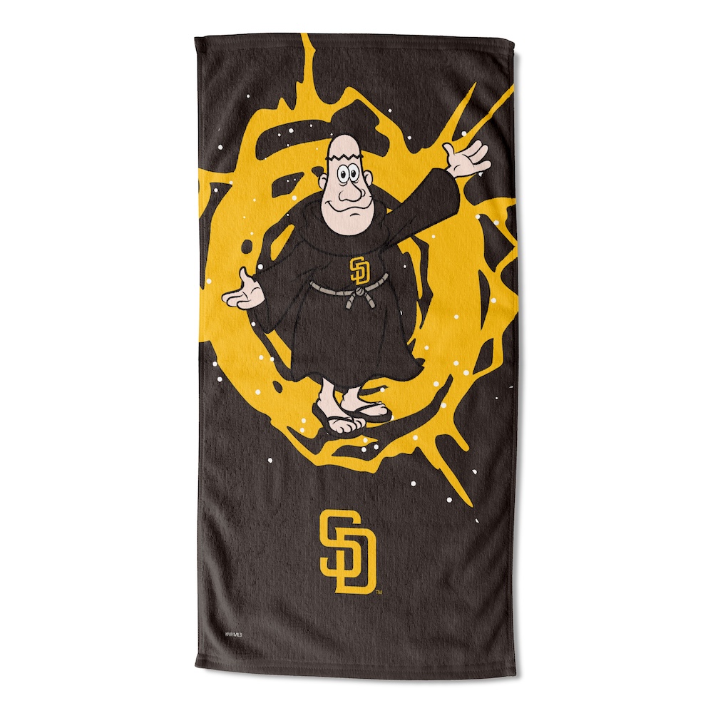 San Diego Padres MASCOT 30x60 Beach Towel