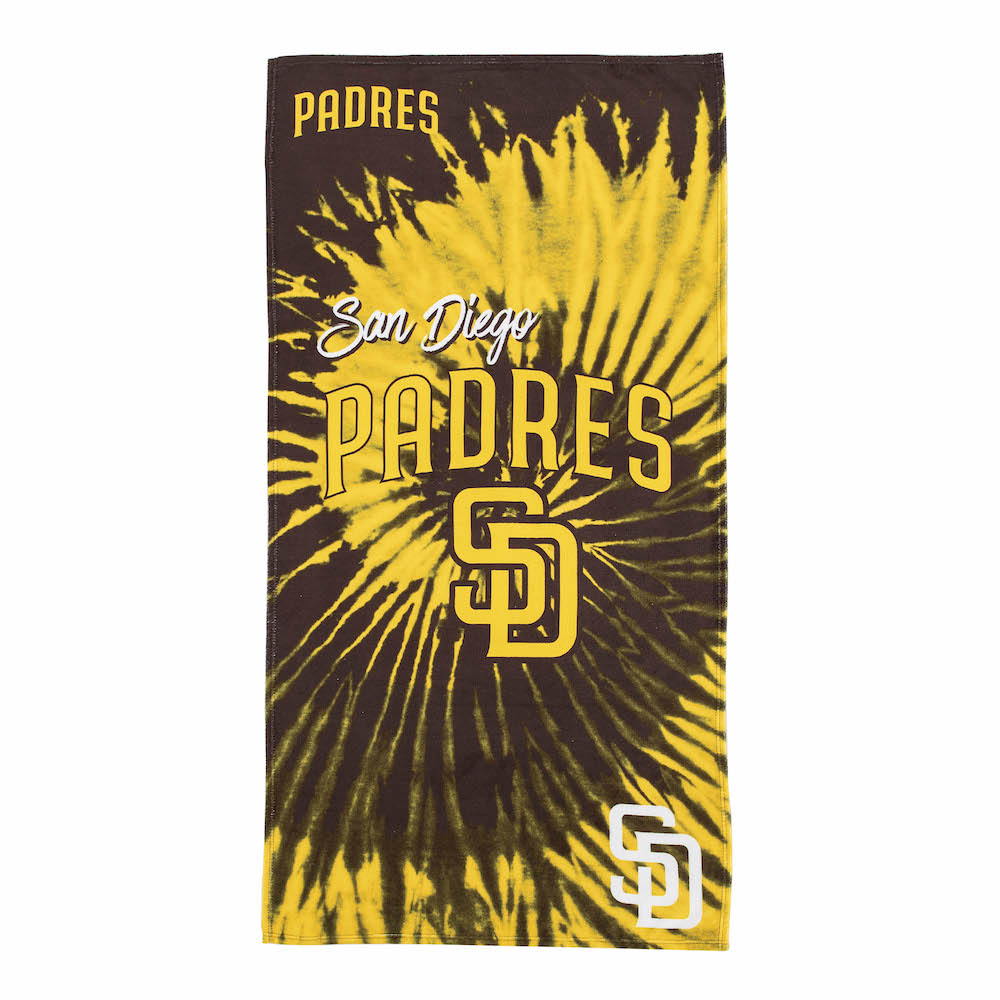 San Diego Padres Pyschedelic 30x60 Beach Towel