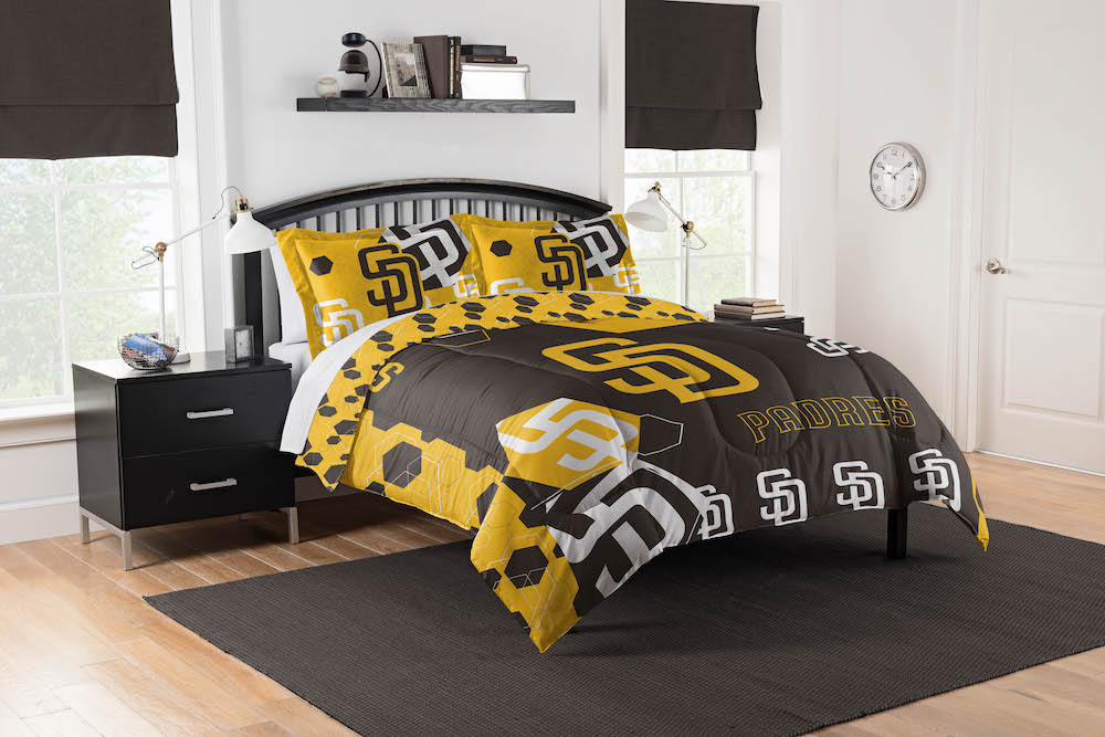 San Diego Padres QUEEN/FULL size Comforter and 2 Shams