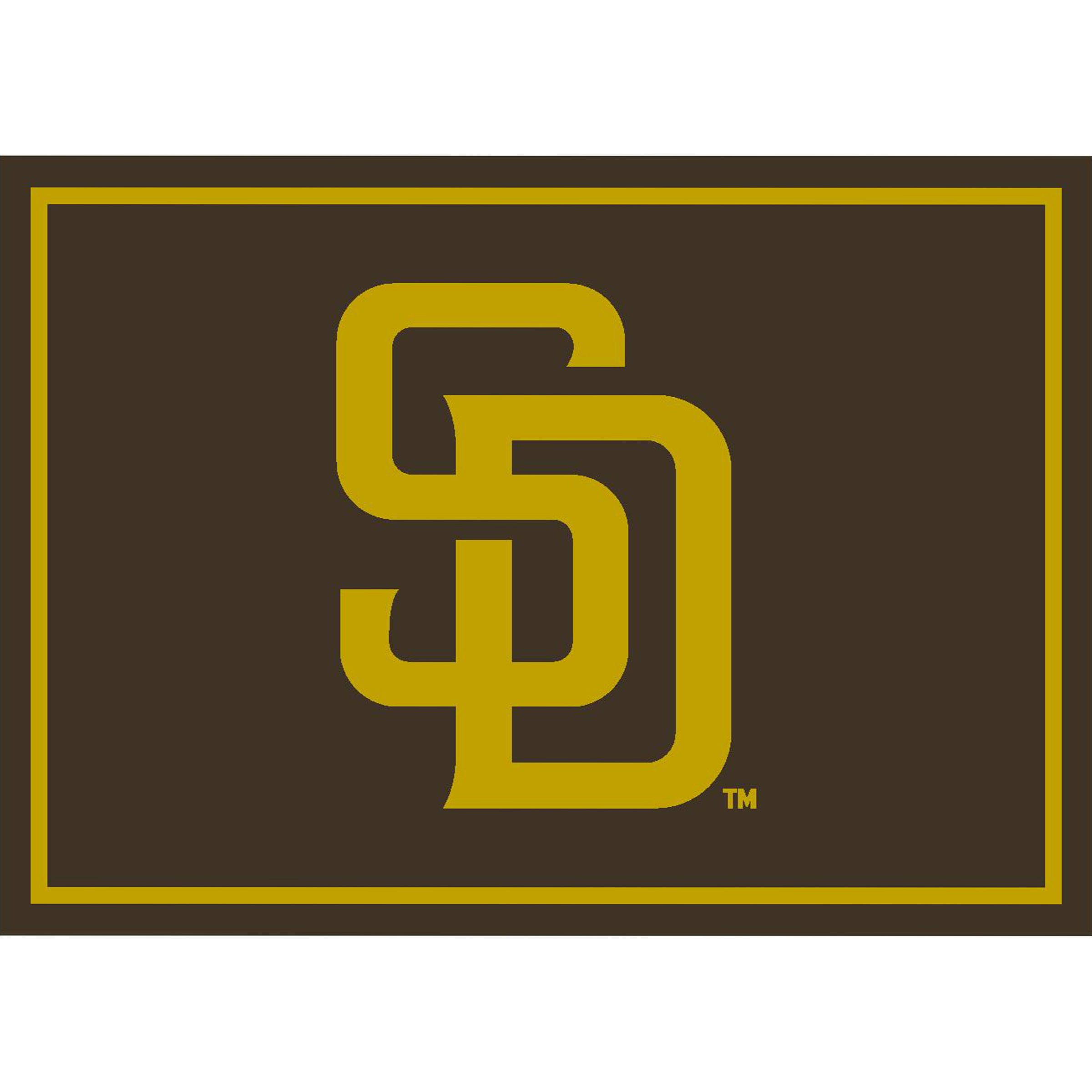 San Diego Padres 8 X 11 SPIRIT Rug