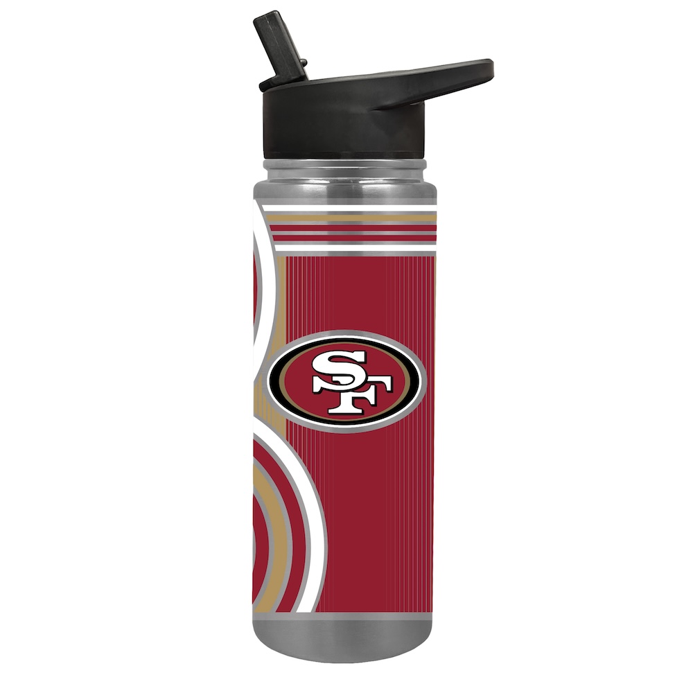 San Francisco 49ers 18 oz Hustle Travel Mug - Onyx