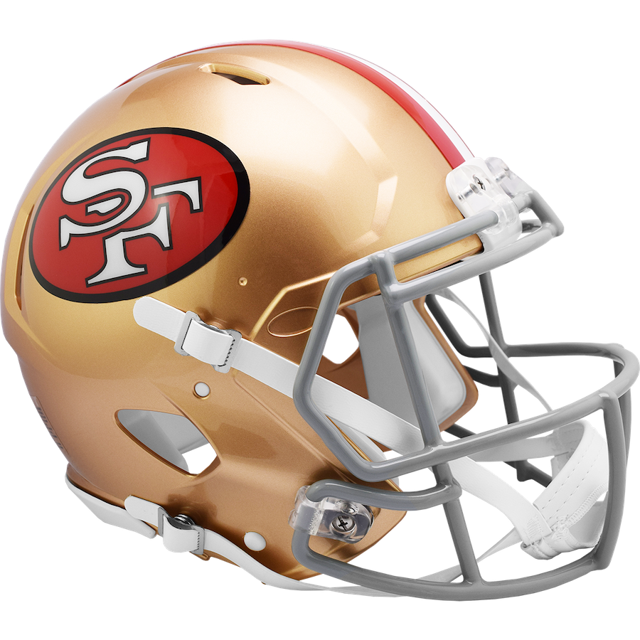 San Francisco 49ers Authentic Speed THROWBACK Football Helmet 1964-1995