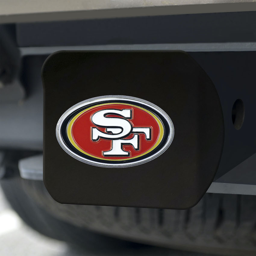 San Francisco 49ers Black and Color Trailer Hitch Cover