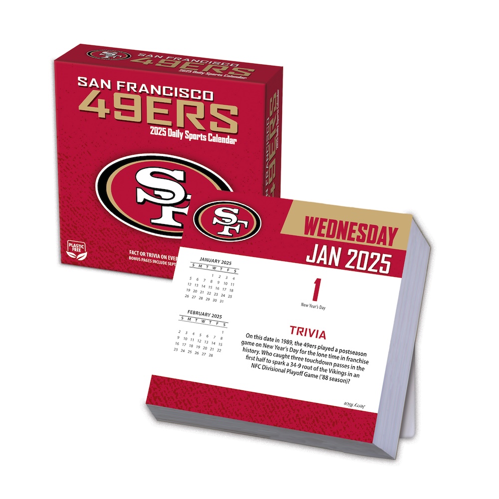 San Francisco 49ers 2025 NFL Page-A-Day Box Calendar