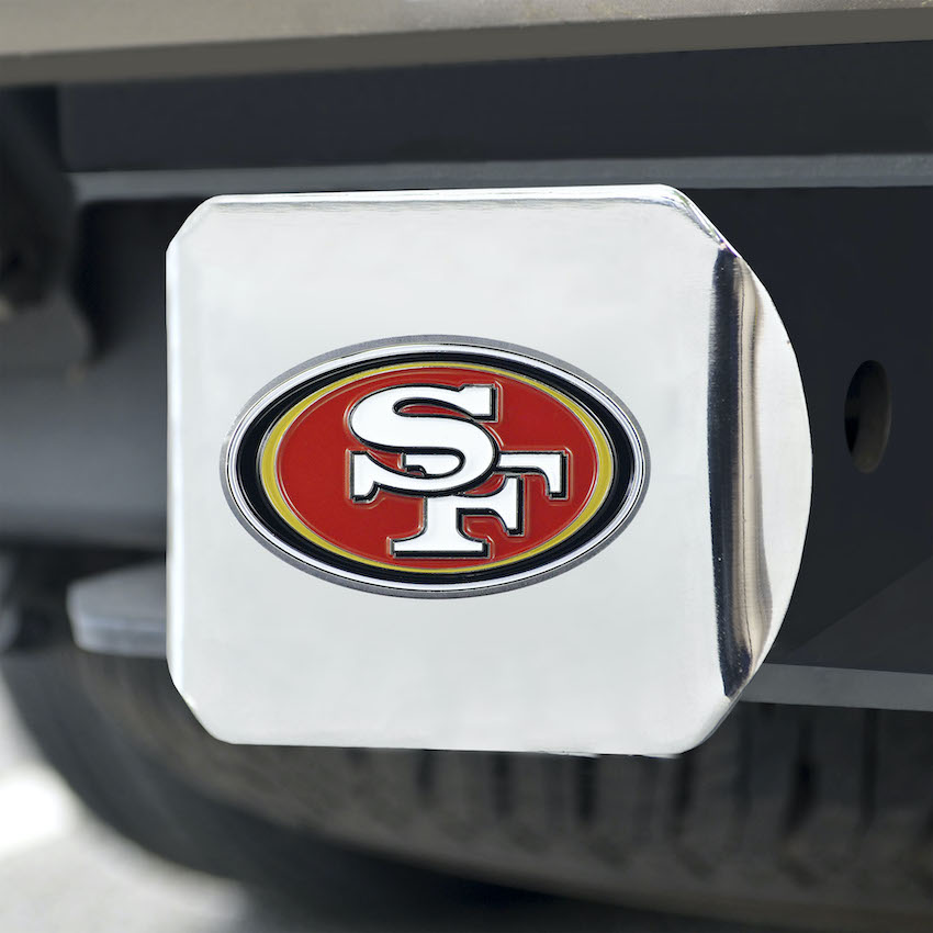 San Francisco 49ers Color Chrome Trailer Hitch Cover