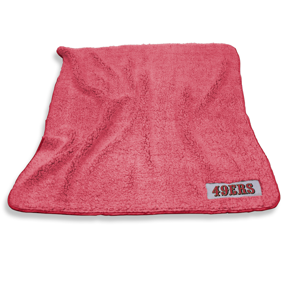 San Francisco 49ers Color Frosty Throw Blanket