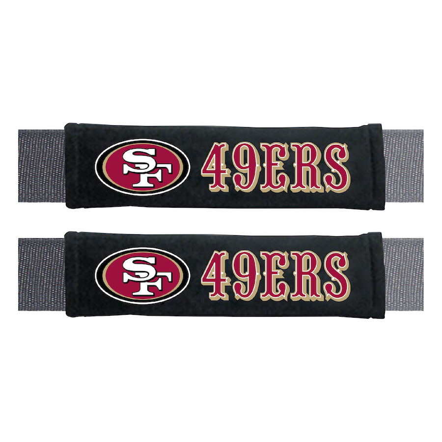 San Francisco 49ers Embroidered Seatbelt Pad (set of 2)
